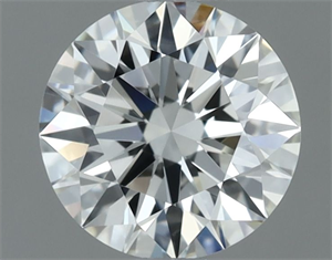 Picture of Natural Diamond 0.60 Carats, Round with Excellent Cut, H Color, VVS2 Clarity and Certified by IGI