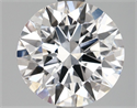 Lab Grown Diamond 2.03 Carats, Round with Excellent Cut, D Color, VS1 Clarity and Certified by GIA