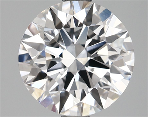 Picture of Lab Grown Diamond 2.03 Carats, Round with Excellent Cut, D Color, VS1 Clarity and Certified by GIA