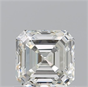 Natural Diamond 1.01 Carats, Asscher with  Cut, K Color, VVS1 Clarity and Certified by GIA