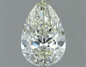 Picture of Natural Diamond 0.60 Carats, Pear with  Cut, J Color, IF Clarity and Certified by IGI
