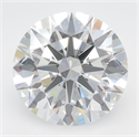 Lab Grown Diamond 3.29 Carats, Round with Excellent Cut, D Color, VVS1 Clarity and Certified by GIA