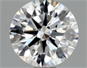 Natural Diamond 0.75 Carats, Round with Excellent Cut, D Color, VS1 Clarity and Certified by GIA