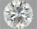 Lab Grown Diamond 1.06 Carats, Round with Ideal Cut, E Color, VS1 Clarity and Certified by IGI