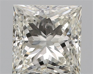 Picture of Natural Diamond 0.65 Carats, Princess with  Cut, I Color, VS1 Clarity and Certified by GIA