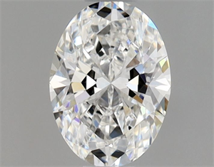 Picture of Natural Diamond 0.50 Carats, Oval with  Cut, E Color, VVS1 Clarity and Certified by GIA