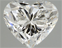 Natural Diamond 0.47 Carats, Heart with  Cut, G Color, VS2 Clarity and Certified by GIA