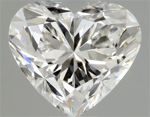 Picture of Natural Diamond 0.47 Carats, Heart with  Cut, G Color, VS2 Clarity and Certified by GIA
