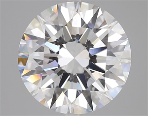 Picture of Lab Grown Diamond 5.06 Carats, Round with Excellent Cut, E Color, VVS1 Clarity and Certified by GIA