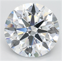 Lab Grown Diamond 6.45 Carats, Round with Ideal Cut, F Color, VVS1 Clarity and Certified by IGI