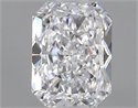 Natural Diamond 0.70 Carats, Radiant with  Cut, D Color, VS1 Clarity and Certified by GIA