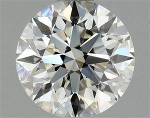 Picture of Natural Diamond 0.81 Carats, Round with Excellent Cut, K Color, VS2 Clarity and Certified by GIA