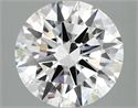 Lab Grown Diamond 2.53 Carats, Round with Excellent Cut, E Color, VVS2 Clarity and Certified by IGI