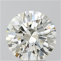 Natural Diamond 2.60 Carats, Round with Excellent Cut, J Color, IF Clarity and Certified by IGI