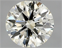 Diamante Natural 0.65 quilates, Redondo , Color L, claridad VVS2 y certificado GIA