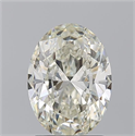Natural Diamond 1.92 Carats, Oval with  Cut, K Color, IF Clarity and Certified by GIA