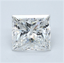 Diamante Natural 3.03 quilates, Princesa , Color F, claridad SI1 y certificado GIA