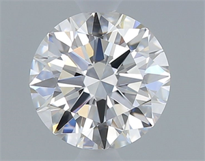 Picture of Natural Diamond 0.40 Carats, Round with Excellent Cut, H Color, VVS2 Clarity and Certified by GIA