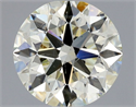 Natural Diamond 0.70 Carats, Round with Excellent Cut, N Color, SI1 Clarity and Certified by GIA