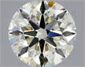 Natural Diamond 0.70 Carats, Round with Excellent Cut, N Color, SI1 Clarity and Certified by GIA