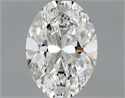 Diamante Natural 0.51 quilates, Ovalado , Color F, claridad VVS1 y certificado GIA