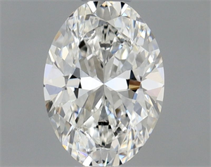 Foto Diamante Natural 0.51 quilates, Ovalado , Color F, claridad VVS1 y certificado GIA de