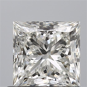 Picture of Natural Diamond 0.90 Carats, Princess with  Cut, H Color, IF Clarity and Certified by GIA