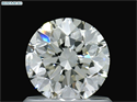 Natural Diamond 0.93 Carats, Round with Excellent Cut, H Color, VS2 Clarity and Certified by GIA