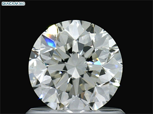 Picture of Natural Diamond 0.93 Carats, Round with Excellent Cut, H Color, VS2 Clarity and Certified by GIA