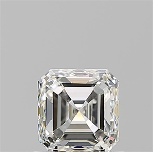 Picture of Natural Diamond 0.94 Carats, Asscher with  Cut, K Color, VVS2 Clarity and Certified by GIA