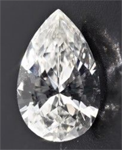 Foto Diamante Natural 1.01 quilates, De pera , Color G, claridad SI1 y certificado GIA de
