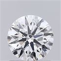 Del inventario de diamantes de laboratorio, 0.74 quilates, Redondo , Color D, claridad VVS1 y certificado IGI