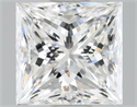 Natural Diamond 0.70 Carats, Princess with  Cut, F Color, VVS2 Clarity and Certified by GIA