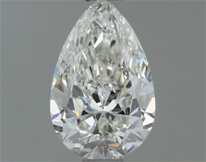 Picture of Natural Diamond 0.60 Carats, Pear with  Cut, H Color, VS2 Clarity and Certified by IGI