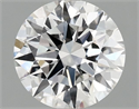 Del inventario de diamantes de laboratorio, 1.55 quilates, Redondo , Color E, claridad VS2 y certificado IGI