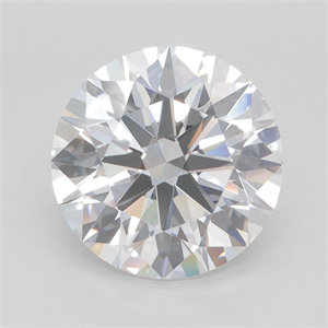 Picture of Lab Grown Diamond 5.02 Carats, Round with Excellent Cut, E Color, VVS2 Clarity and Certified by GIA
