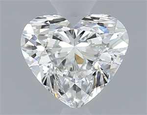 Picture of Natural Diamond 0.40 Carats, Heart with  Cut, F Color, VS2 Clarity and Certified by GIA