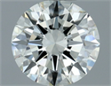 Natural Diamond 0.70 Carats, Round with Excellent Cut, I Color, VVS1 Clarity and Certified by IGI