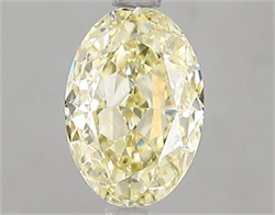 Picture of Lab Grown Diamond 2.01 Carats, Oval with  Cut, Fancy Intense Yellow Color, VVS2 Clarity and Certified by IGI