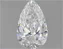 Diamante Natural 0.60 quilates, De pera , Color F, claridad SI2 y certificado GIA