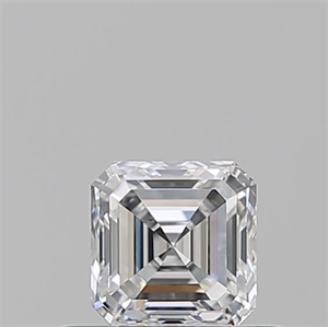 Picture of Natural Diamond 0.50 Carats, Asscher with  Cut, D Color, VS2 Clarity and Certified by GIA