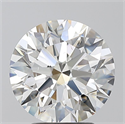 Natural Diamond 3.01 Carats, Round with Excellent Cut, H Color, SI1 Clarity and Certified by GIA