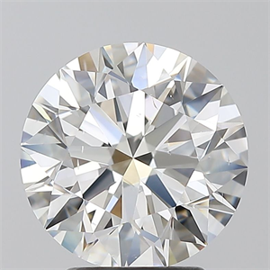Picture of Natural Diamond 3.01 Carats, Round with Excellent Cut, H Color, SI1 Clarity and Certified by GIA
