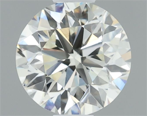 Picture of Natural Diamond 0.61 Carats, Round with Very Good Cut, I Color, VVS1 Clarity and Certified by IGI