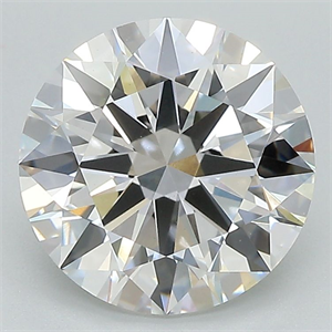Picture of Lab Grown Diamond 3.10 Carats, Round with Excellent Cut, E Color, VS1 Clarity and Certified by GIA