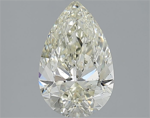 Picture of Natural Diamond 2.01 Carats, Pear with  Cut, K Color, SI1 Clarity and Certified by IGI
