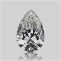 Natural Diamond 0.30 Carats, Pear with  Cut, G Color, IF Clarity and Certified by GIA