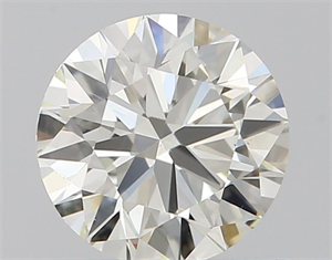 Picture of Natural Diamond 0.70 Carats, Round with Very Good Cut, J Color, VS2 Clarity and Certified by GIA