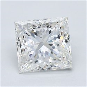 Picture of Natural Diamond 2.04 Carats, Princess with  Cut, H Color, VS2 Clarity and Certified by GIA