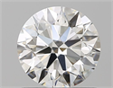 Diamante Natural 1.05 quilates, Redondo , Color J, claridad IF y certificado GIA